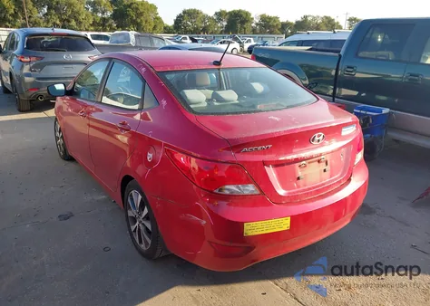 2017 Hyundai Accent Value Edition z USA, uszkodzony, nr VIN KMHCT4AE1HU347407
